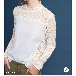 Anthropologie Sian Lace Blouse